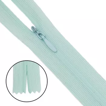 Молния потайная нераз.т3 50см (нейлон) (F250 мятный)