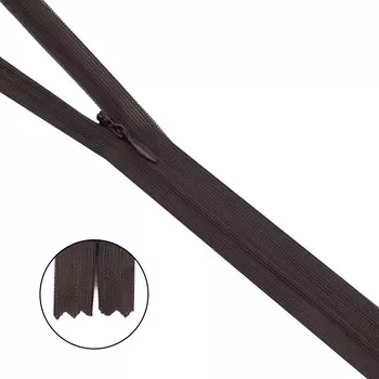 Молния потайная нераз.т3 50см (нейлон) (s304)