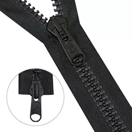 Молния трактор Тип 20 (8мм) 2 замка 110см Arta-F (077 черный)