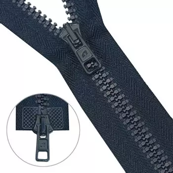 Молния 'трактор' разъем. (2зам.,Т6) -100см (2077) Arta-F БЕЗ БИРКИ упак (50 шт) (044 т.синий)