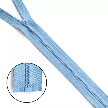 Молния трактор Тип 0 (4,5мм) 1 замок 30см Arta-F (039 голубой)