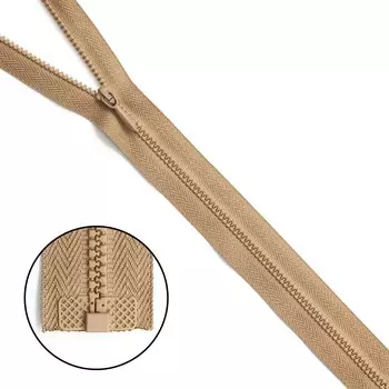 Молния трактор т0 (4,5мм) 1 замок 45см Arta-F (071 св.бежевый)