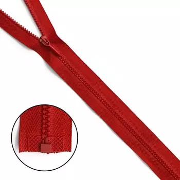 Молния трактор т0 (4,5мм) 1 замок 45см Arta-F (008 красный)