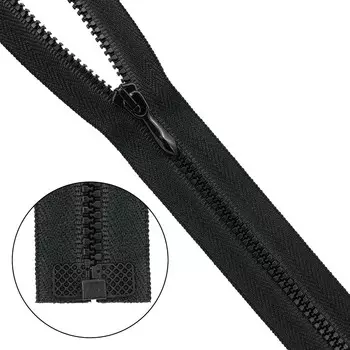 Молния трактор Тип 0 (4,5мм) 1 замок 40см Arta-F (077 черный)