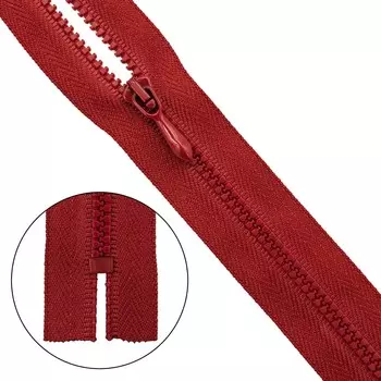 Молния трактор Тип 0 (4,5мм) 18см неразъемная Arta (008 красный)