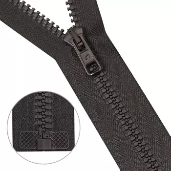 Молния трактор тип10 (6мм) 1замок 40см Arta-F БЕЗ БИРКИ упак. (50 шт.) (068 т.коричневый)