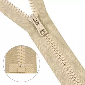 Молния трактор Тип 10 (6мм) 1 замок 45см Arta-F (105 св.бежевый)