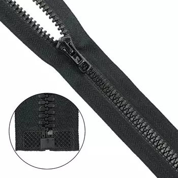 Молния трактор Тип 10 (6мм) 1 замок 50см Arta-F (077 черный)