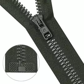 Молния трактор тип10 (6мм) 1замок 55см Arta-F БЕЗ БИРКИ упак. (50 шт.) (175 т.хаки)