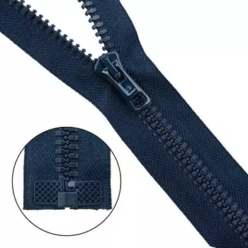 Молния трактор Тип 10 (6мм) 1 замок 80см Arta-F (044 т.синий)