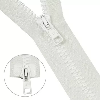 Молния трактор Тип 10 (6мм) 2 замка 110см Arta-F (001 белый)