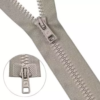 Молния трактор Тип 10 (6мм) 2 замка 120см Arta-F (079 св.серый)