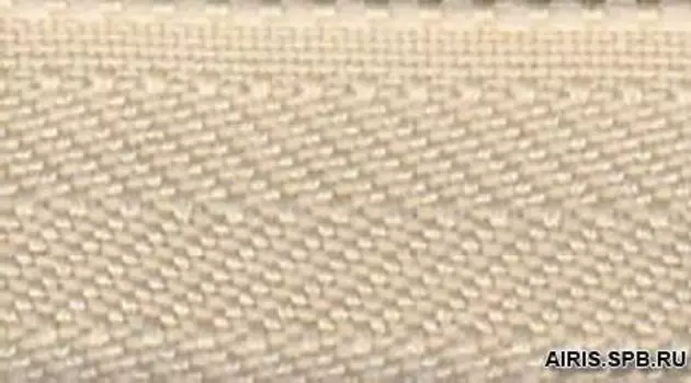 Молния трактор тип10 (6мм) 2 замка 60см Arta-F (105 св.бежевый)