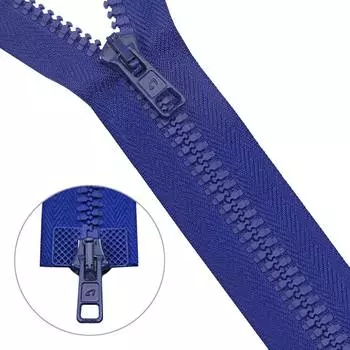 Молния трактор Тип 10 (6мм) 2 замка 70см Arta-F (088 яр.синий)