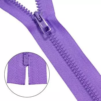 Молния трактор Тип 10 (6мм) 18см неразъемная Arta (086 св.сиреневый)