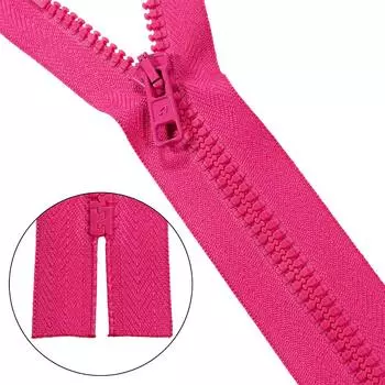 Молния трактор Тип 10 (6мм) 18см неразъемная Arta (116 фуксия)