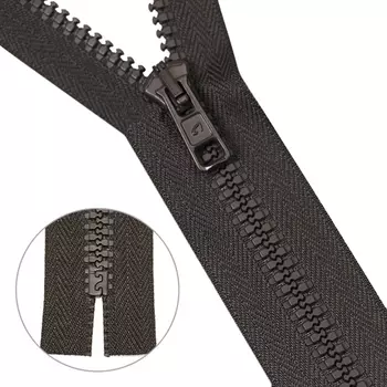 Молния трактор тип10 (6мм) нераз. 18см Arta-F упак. БЕЗ БИРКИ (50 шт.) (068 т.коричневый)