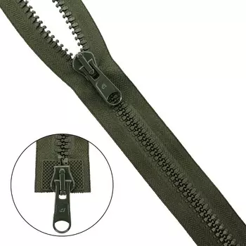 Молния трактор Тип 20 (8мм) 2 замка 75см Arta-F (175 т.хаки)