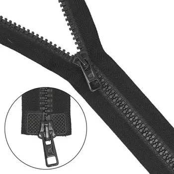 Молния трактор Тип 10 (6мм) 2 замка 90см БЕЗ БИРКИ упак (25 шт) Arta-F (102 т.серый)