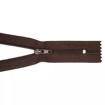 Молния юбочная a/l Т3 - 20 см (868 т.коричневый)