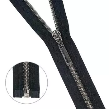 Молния 'витая' 1зам. черн.ник./черн. Т7 - 55см