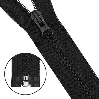 Молния витая Тип 6 1 замок 40см Arta-F (580 черный)