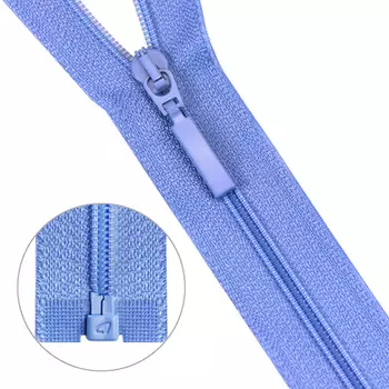 Молния витая Тип 6 1 замок 65см Arta-F (260 голубой)