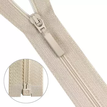 Молния витая Тип 6 1 замок 85см Arta-F (572 св.бежевый)
