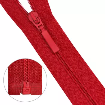 Молния витая Тип 6 1 замок 85см Arta-F (519 красный)