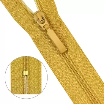 Молния витая Тип 6 18см неразъемная Arta-F (828 горчица)