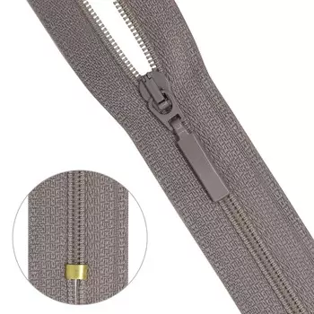 Молния витая Тип 6 18см неразъемная Arta-F (327 серый)