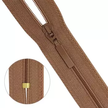 Молния витая Тип 6 18см неразъемная Arta-F (856 св.коричневый)