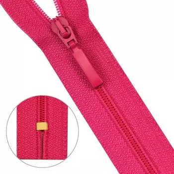 Молния витая Тип 6 18см неразъемная Arta-F (383 малина)