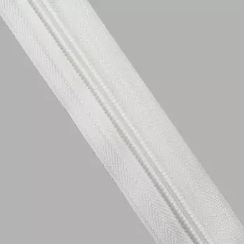 Молния 'витая' рулонная T3 (501 белый, 101 белый)