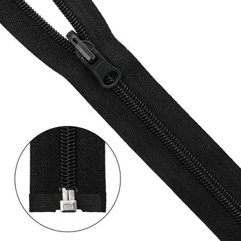 Молния витая Тип 6 1 замок 85см с реверсным замком Arta-F (580 черный)