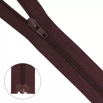 Молния витая т3 1 замок 30см (864 т.бордо)