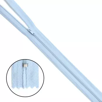 Молния витая Т3 неразъемная p/l - 40см (350 св.лаванда)