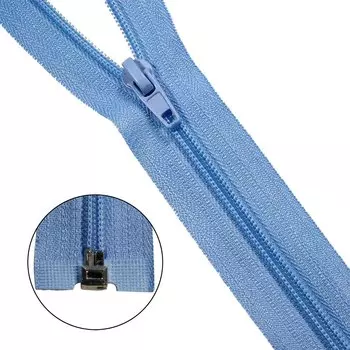 Молния витая т5 1 замок 40см (546 лаванда)