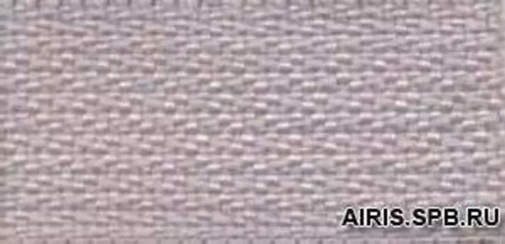 Молния витая т5 1 замок 40см (722 серый)