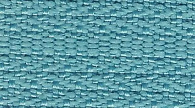 Молния витая т5 1 замок 80см (018 аквамарин)