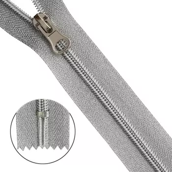 Молния витая т5 нераз.18см серебро