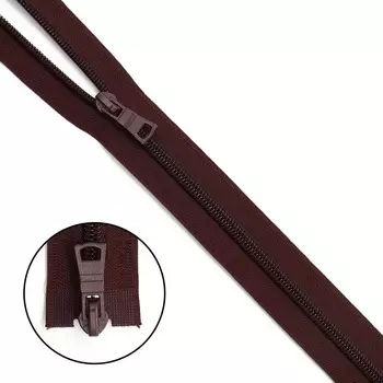 Молния витая т7 2 замка 110см (864 т.бордо)