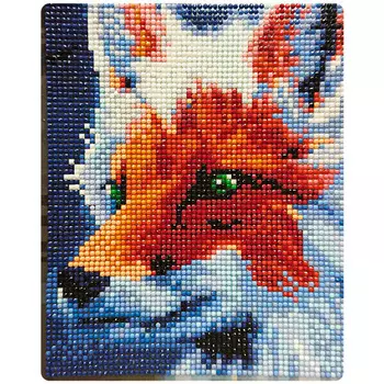 MP003 Алмазная картина Колор Кит 'Янтарная хищница'17*21см