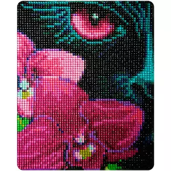 MP008 Алмазная картина Колор Кит 'Лиловый взгляд'17*21см