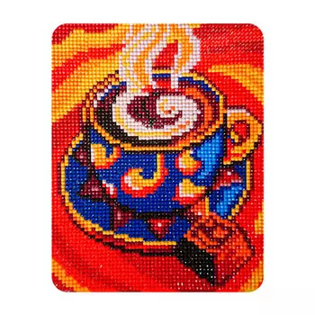 MP011 Алмазная картина Колор Кит 'Кофейный аромат'17*21см