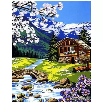 MRC1333-411 Канва с рисунком MARGOT 'Весна' 50*65 см