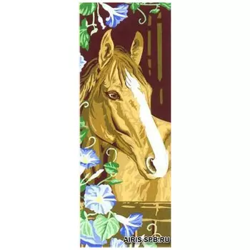 MRC62-206 Канва с рисунком MARGOT 'Конь' 25*60 см
