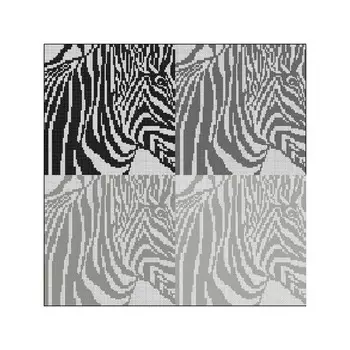 MRMK1983-4637 Набор для вышивания MARGOT 'Зебры' 40*40см