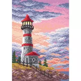 МС-021 Алмазная мозаика 'Маяк'19*27см Brilliart