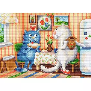 МС-069 Алмазная мозаика 'В гостях ' 27*38см